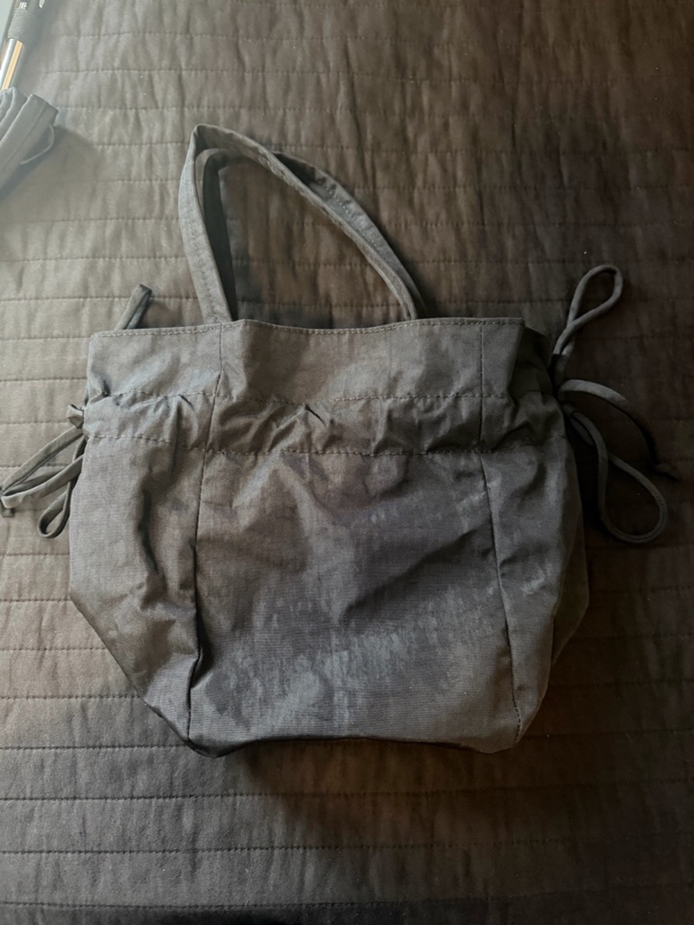 BAGGU Black Drawstring nylon bag - Picture 2 of 3